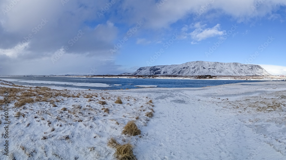 Icelandic landscape.