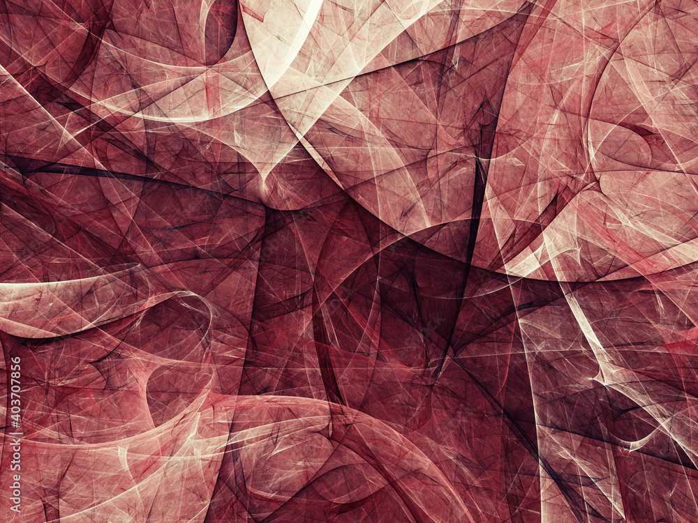 custom made wallpaper toronto digitalred abstract fractal background 3d rendering illustration