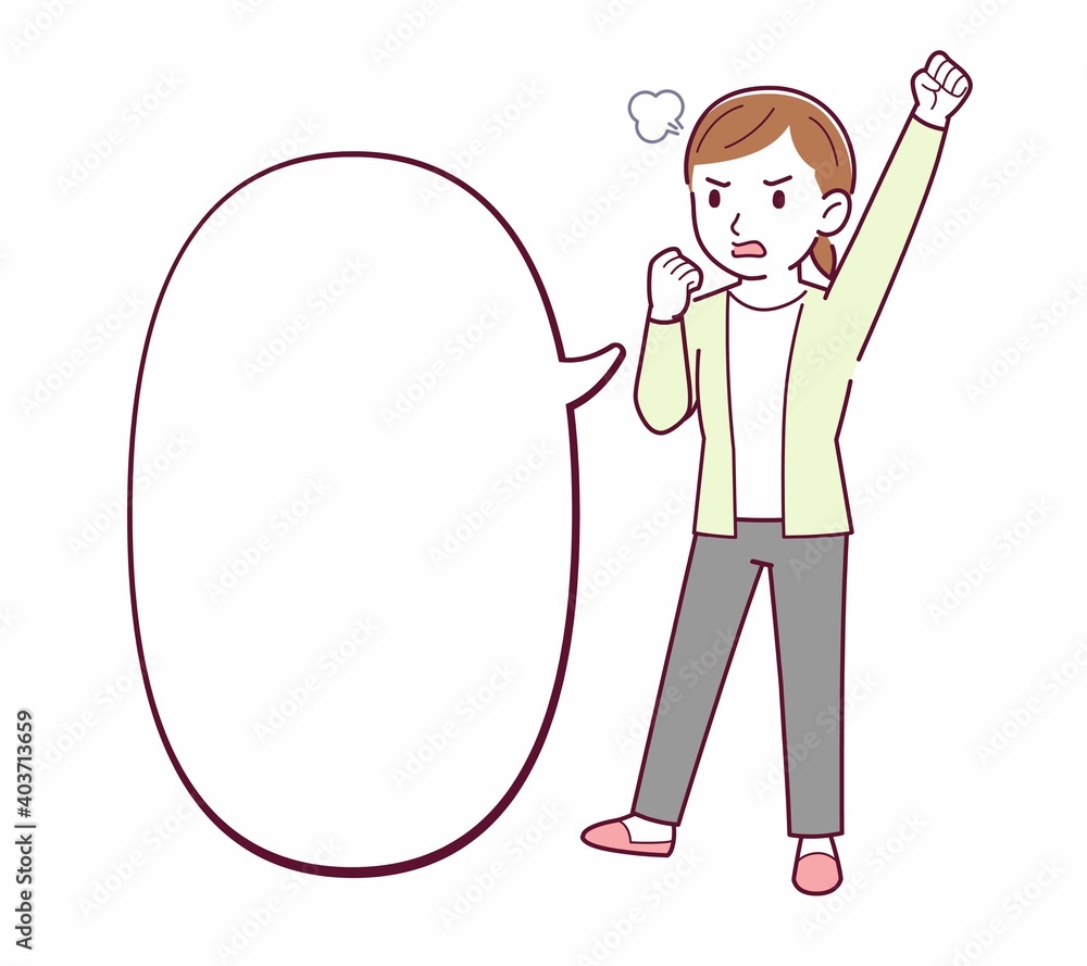 Young woman in a cardigan