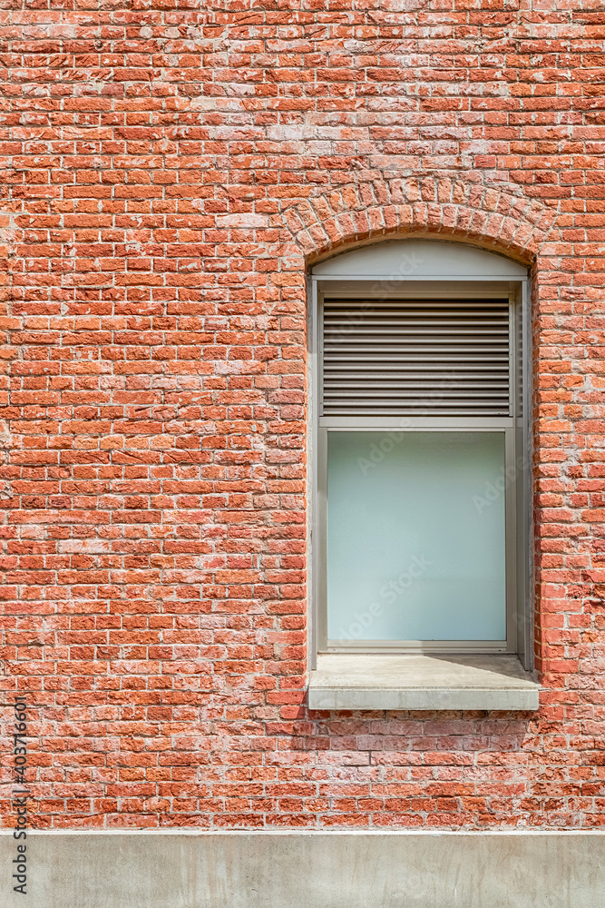 brick wall of architecture for background, Noritake in Japan