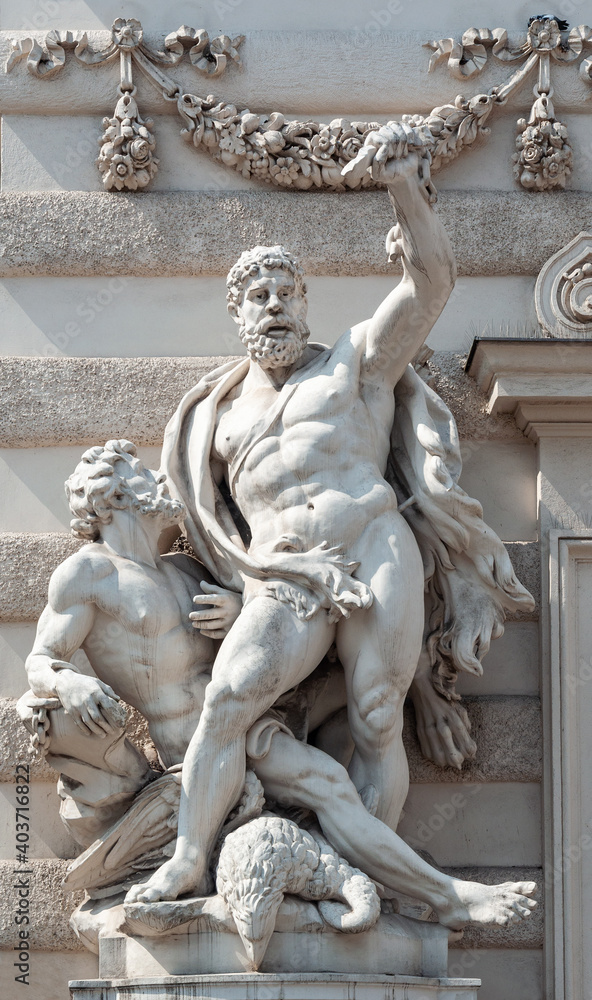 Hercules and Prometheus, Hofburg Palace, Vienna