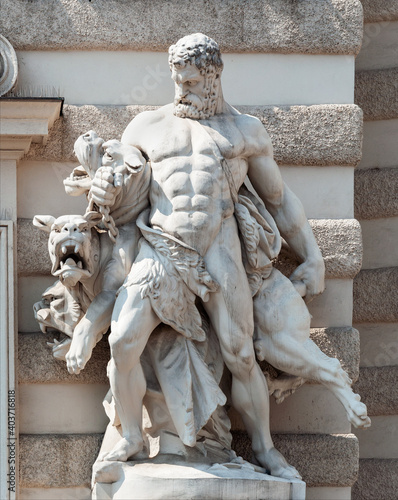 Hercules and Cerberus, Hofburg Palace, Vienna photo