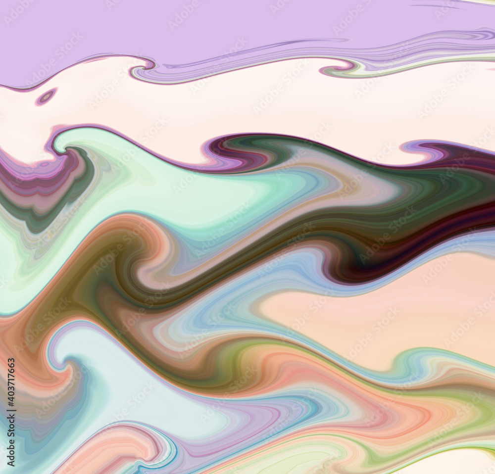 abstract colorful background with waves