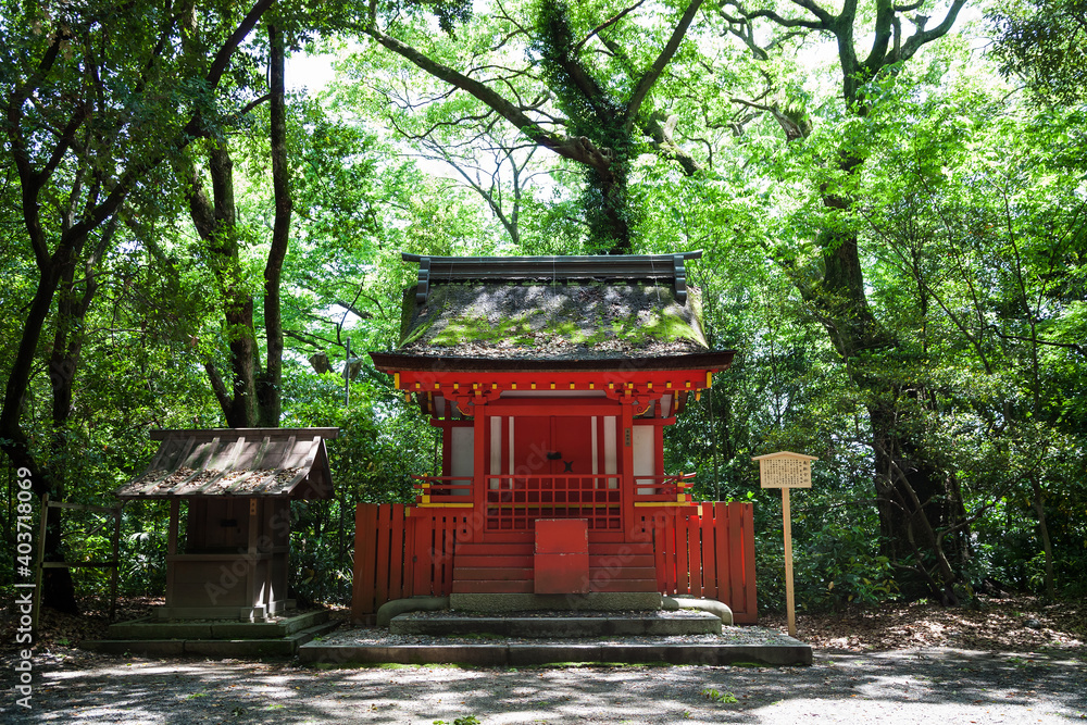 NAGOYA, JAPAN - May 04, 2016: Atsuta-jingu., Atsuta Shrine in Nagoya, Japan., public place NAGOYA, JAPAN - May 04, 2016: Atsuta-jingu., Atsuta Shrine in Nagoya, Japan., public place