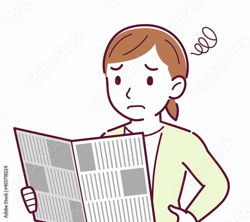 Young woman in a cardigan_news