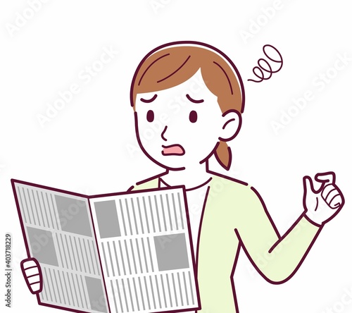 Young woman in a cardigan_news
