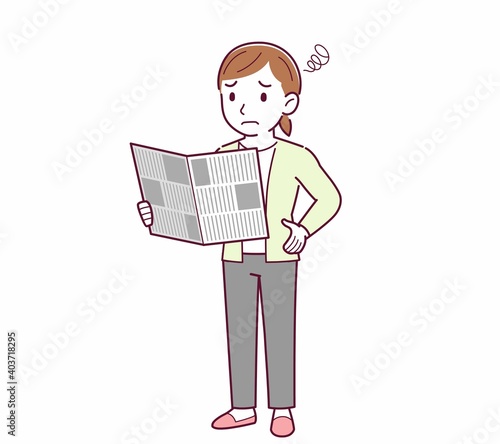 Young woman in a cardigan_news