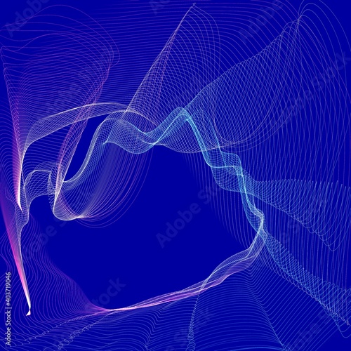 abstract blue background with lines