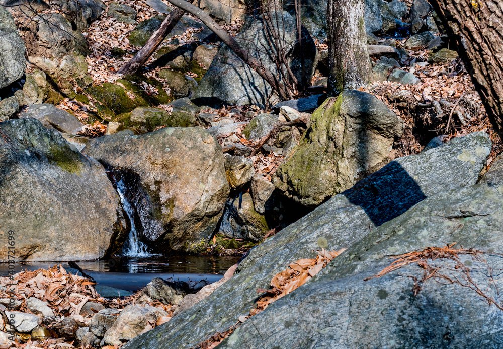 Small stream in rugged wilderness. Small stream in rugged wilderness.