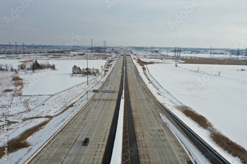 highway in winter © Mateusz