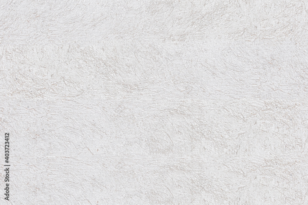 Fototapeta premium White cement plaster rough style wall texture abstract background