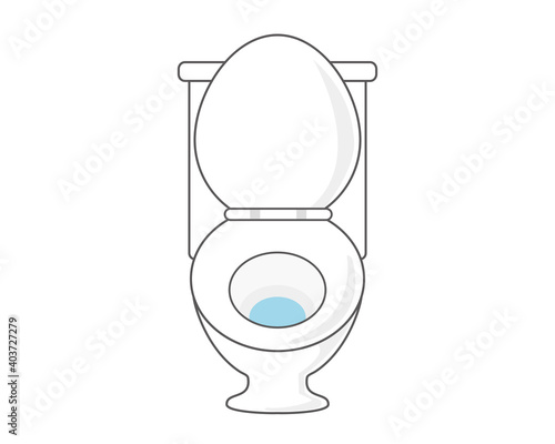 水洗トイレのベクターイラスト　便器　リノベーション