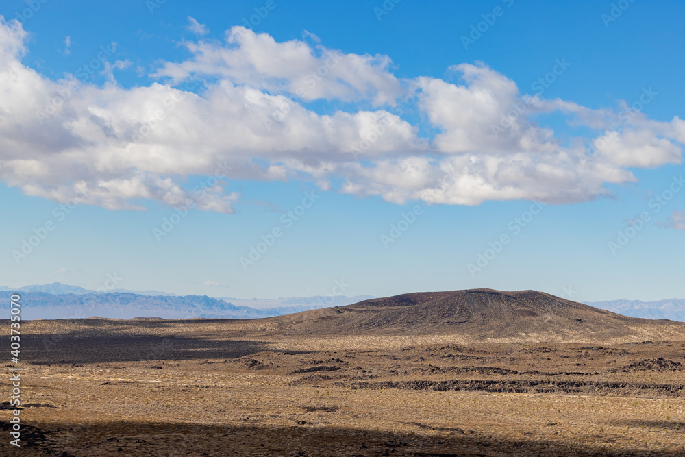 Beautiful landscape around the Mojave Desert Lava Tube Beautiful landscape around the Mojave Desert Lava Tube