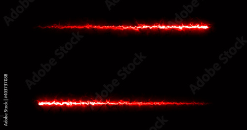 Colorful rectangle light red motion blaze abstract effect in black background