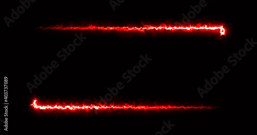 Colorful rectangle light red motion blaze abstract effect in black background
