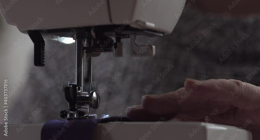 The sewing machine works The sewing machine works