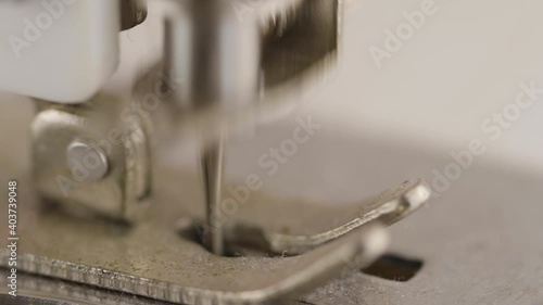 Sewing Machine working macro manufacturing test