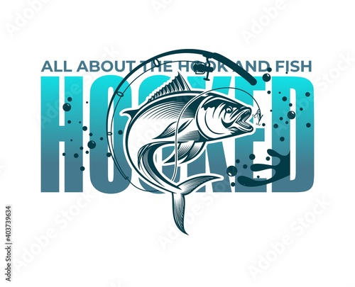 illustration of fishing with hook and loose bait and string