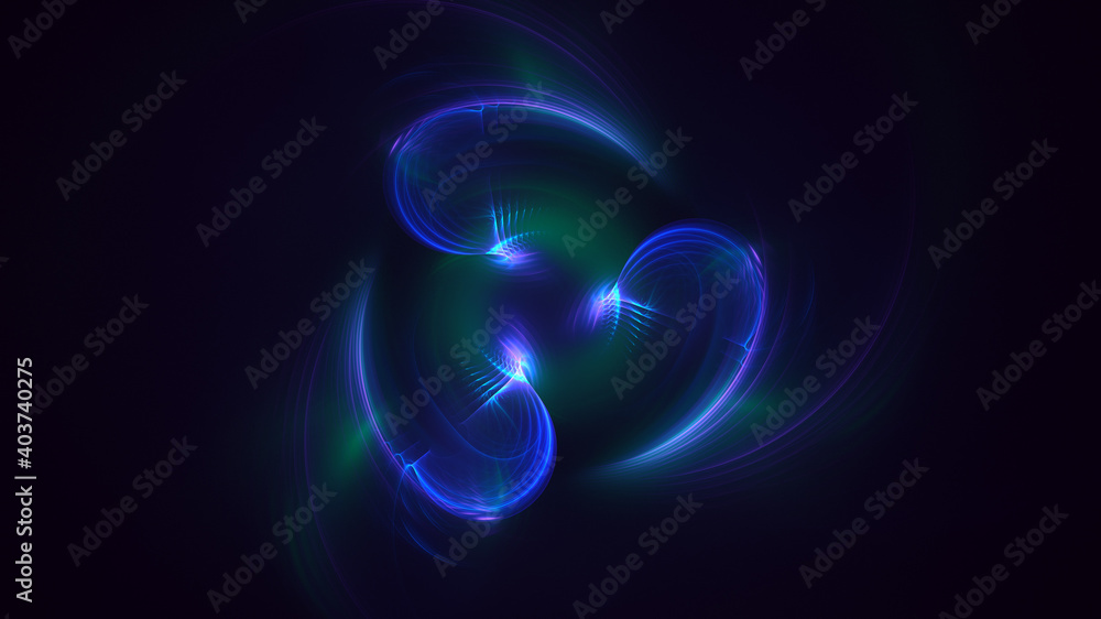 3D rendering abstract multicolor fractal light background 3D rendering abstract multicolor fractal light background