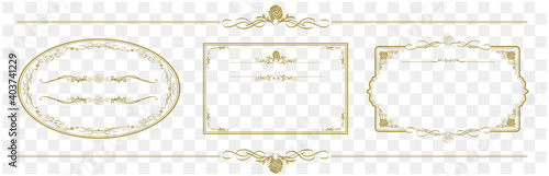 set of frame illustration Vector
