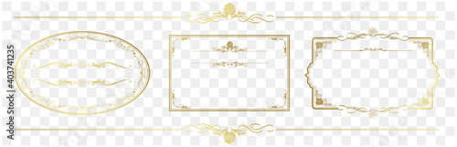 set of frame illustration Vector
