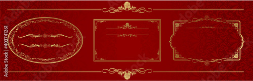 set of frame illustration Vector
