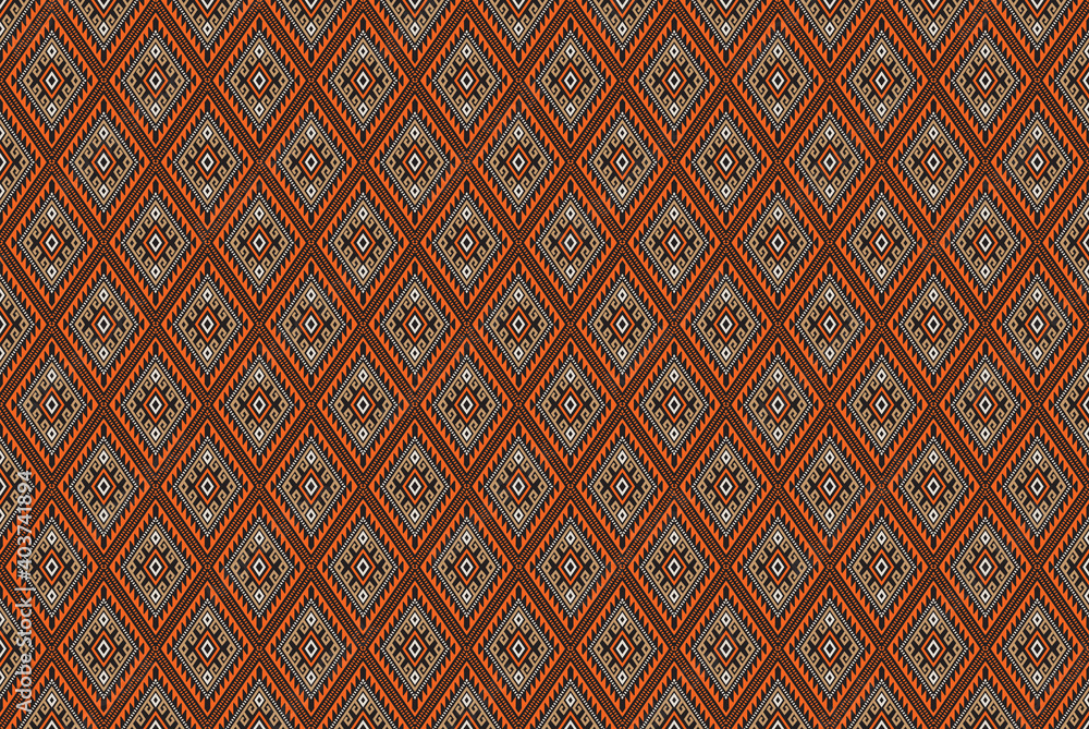 Embroidered ethnic seamless pattern. tribal motifs. Vector illustration. Embroidered ethnic seamless pattern. tribal motifs. Vector illustration.