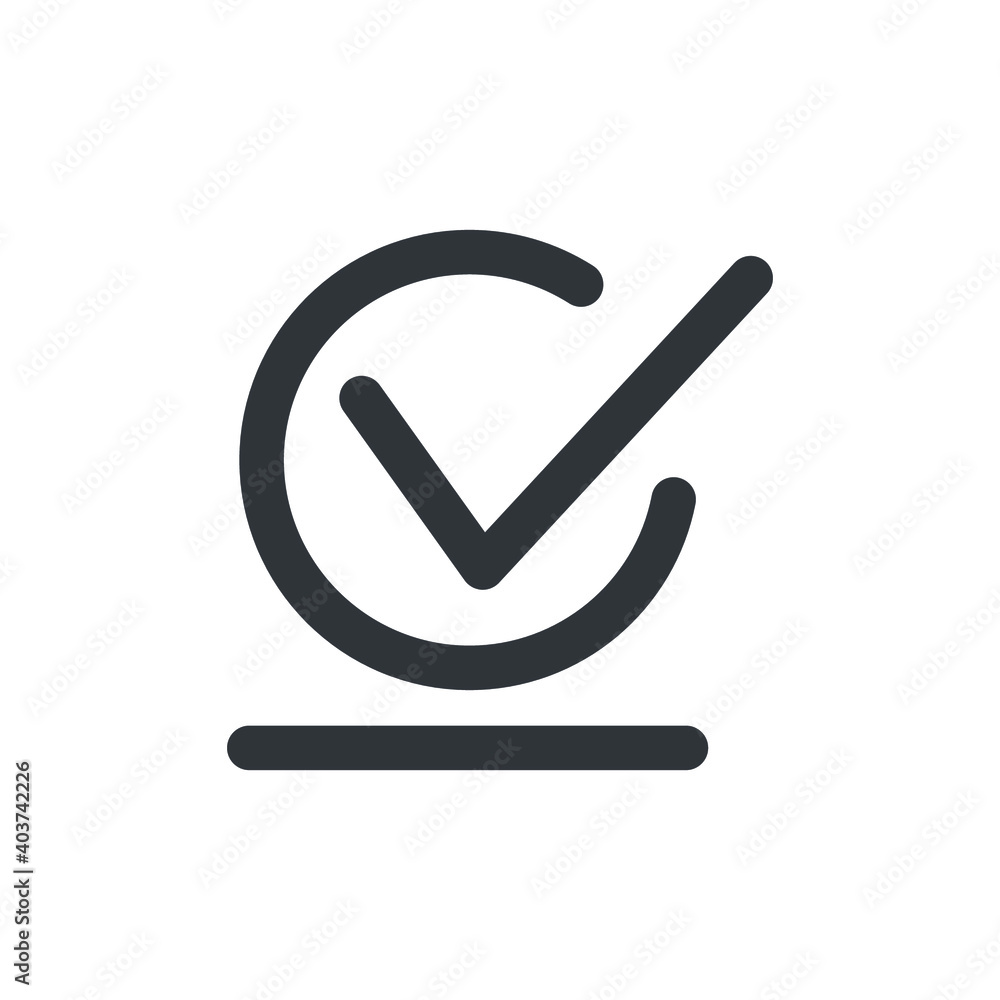 Approved icon vector. Eps 10 vector illustration. Approved icon vector. Eps 10 vector illustration.