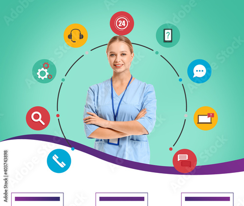 Portrait of medical assista...