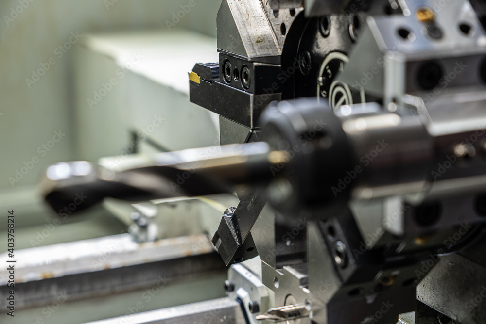 Cnc machine. The CNC lathe machine or Turning machine. Turning numerical control machine with tools and chuck. Cnc machine. The CNC lathe machine or Turning machine. Turning numerical control machine with tools and chuck.