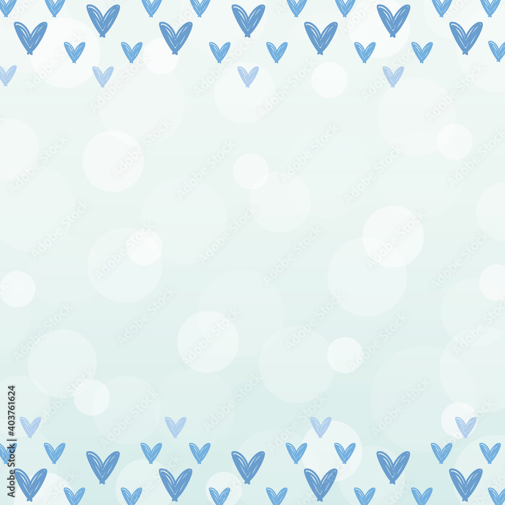 手書きハートの背景フレーム 正方形 淡い青 Stock Vector Adobe Stock 手書きハートの背景フレーム 正方形 淡い青 Stock Vector Adobe Stock