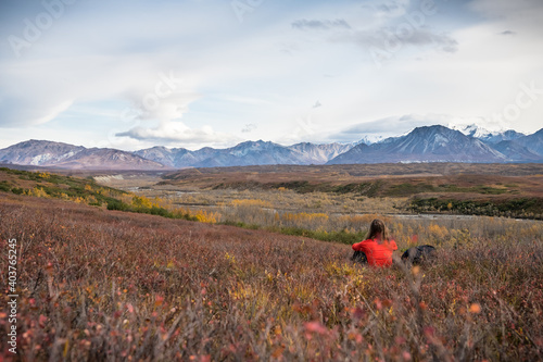 Hiking in Denali National Park, Alaska, USA