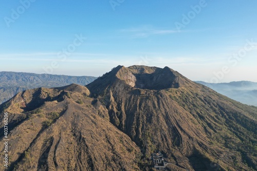 Obraz na płótnie Batur volcano w salonie