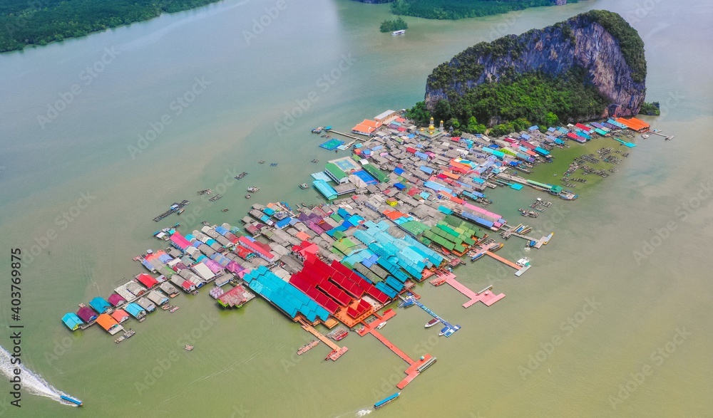 Sea gypsy village