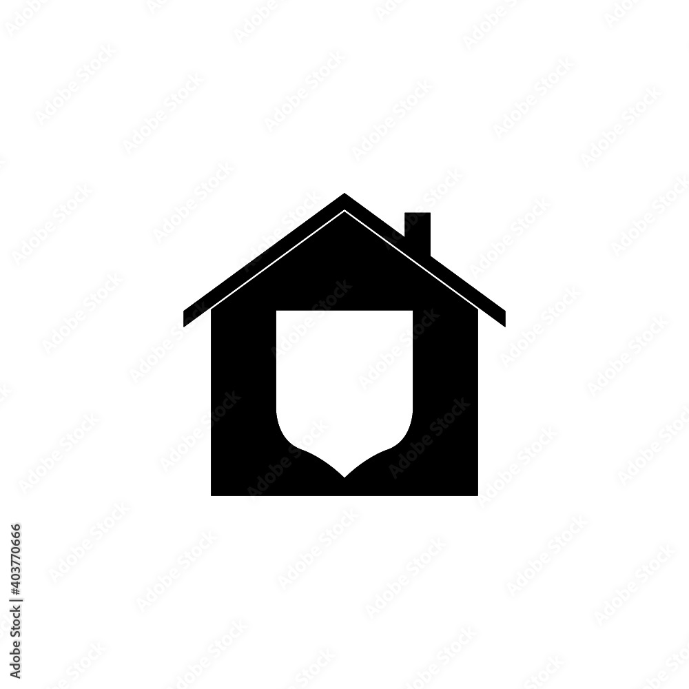 Home security icon isolated on white background Home security icon isolated on white background