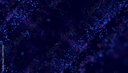 Abstract color art particle...