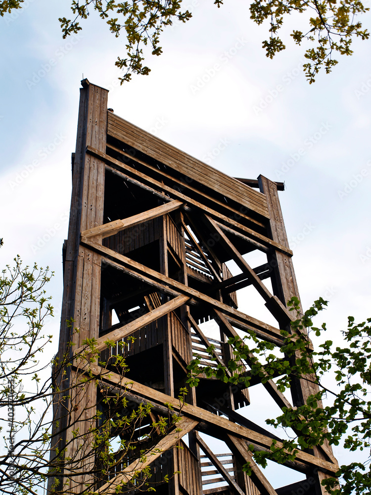 Obraz premium the former observation tower in Sonsbeck, Germany.