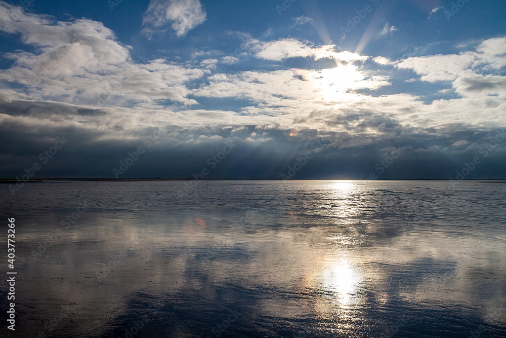 Nordsee im Winter bei Schobüll