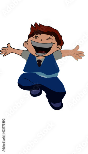 cartoon of a man