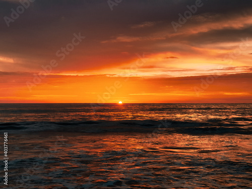 sunset over the sea © treepon