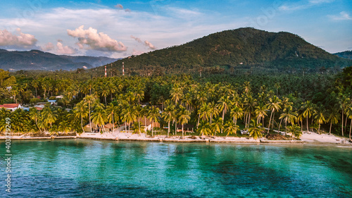 thailand koh samui taling ngam beach, top view