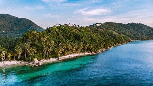 thailand koh samui taling ngam beach, top view