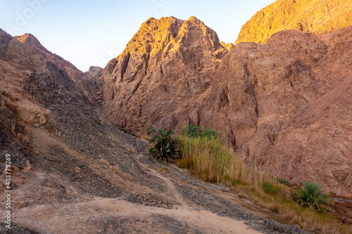 road in the mountains of Dahab
