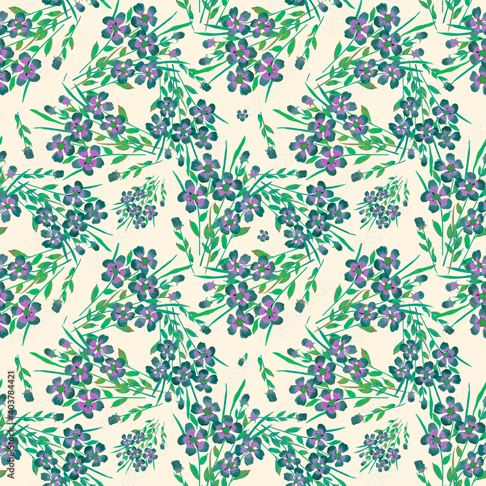 seamless pattern abstracts floral composition seamless pattern abstracts floral composition