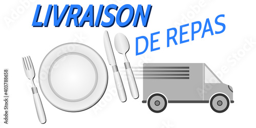Livraison de Repas Bleu