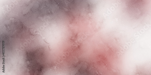 Watercolor Wallpaper Background Soft Neutral Reds and Rose Color © Noo-Studio