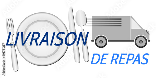 Livraison de Repas v2 Bleu
