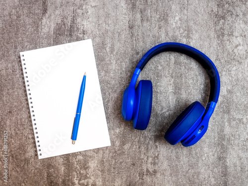 Workplace in the office. Business tools and objects