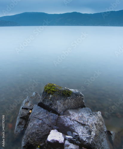 Stone on Lake Shore