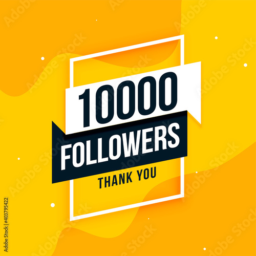 10k social media followers thank you post design